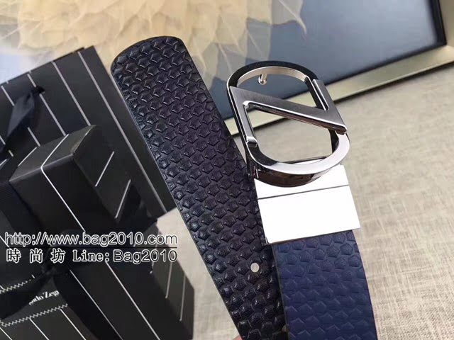 Zegna男士皮帶 傑尼亞雙面用小牛皮腰帶  jjp1359